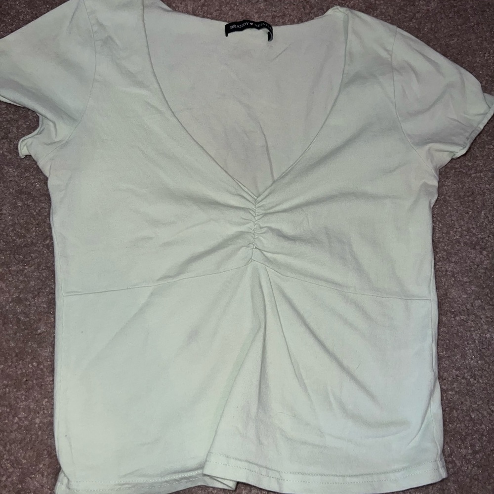 Baby green brandy top